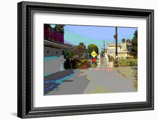 End, Venice Beach, California-Steve Ash-Framed Giclee Print