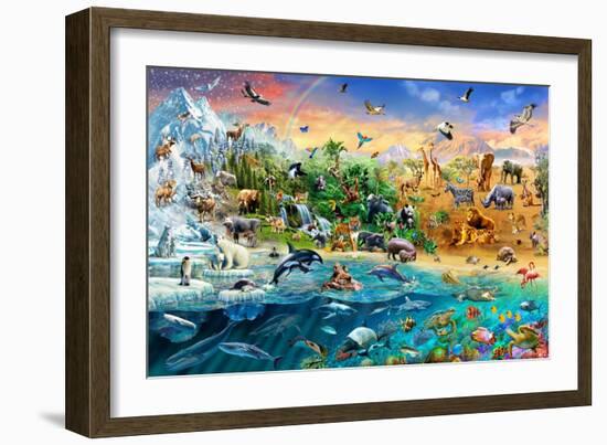 Endangered Species Variant 2-Adrian Chesterman-Framed Art Print