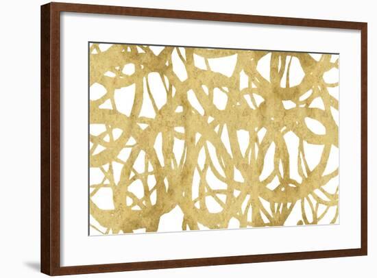 Endless Circles Front Gold IV-Wild Apple Portfolio-Framed Art Print