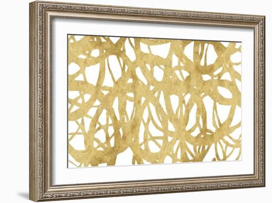 Endless Circles Front Gold IV-Wild Apple Portfolio-Framed Art Print