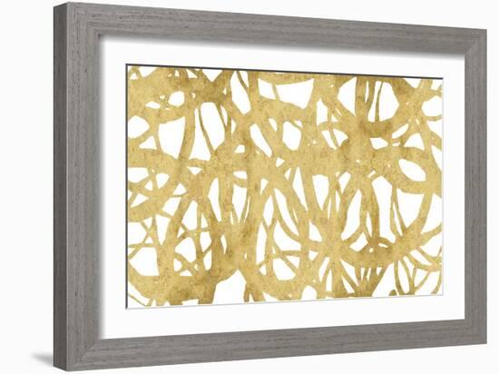 Endless Circles Front Gold IV-Wild Apple Portfolio-Framed Art Print