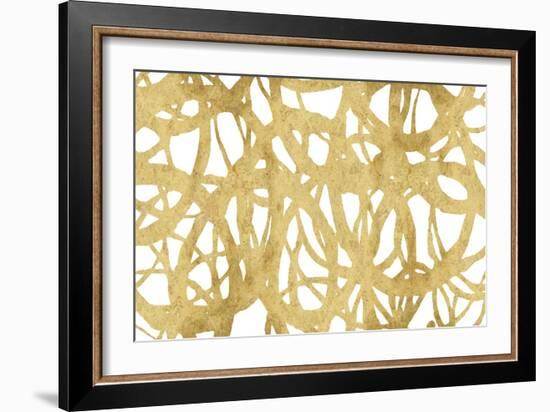 Endless Circles Front Gold IV-Wild Apple Portfolio-Framed Art Print