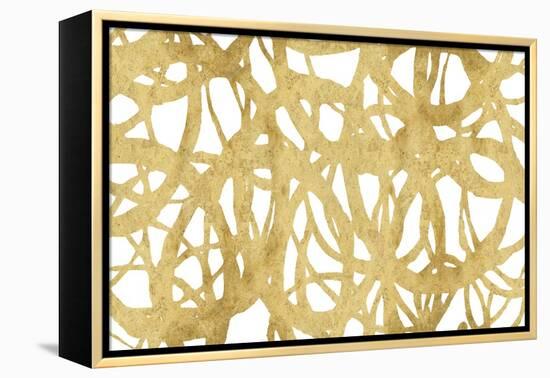 Endless Circles Front Gold IV-Wild Apple Portfolio-Framed Stretched Canvas