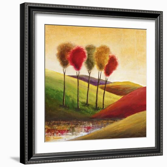 Endless Hills II-Mike Klung-Framed Art Print