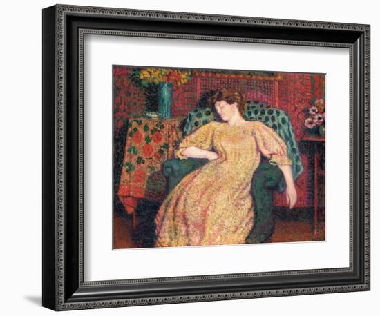 Endormie, or La Sieste, C.1906-Georges Lemmen-Framed Giclee Print