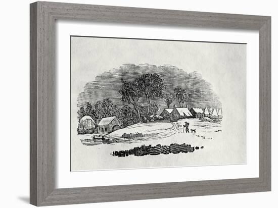 Endpiece, Late 18th or Early 19th Century-Thomas Bewick-Framed Giclee Print