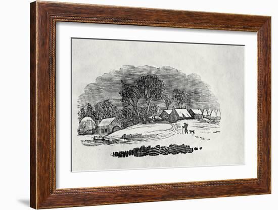 Endpiece, Late 18th or Early 19th Century-Thomas Bewick-Framed Giclee Print