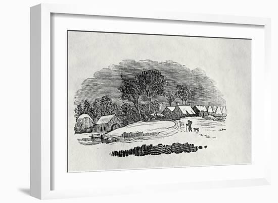 Endpiece, Late 18th or Early 19th Century-Thomas Bewick-Framed Giclee Print