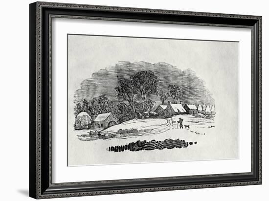 Endpiece, Late 18th or Early 19th Century-Thomas Bewick-Framed Giclee Print