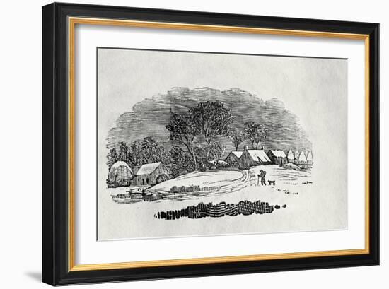 Endpiece, Late 18th or Early 19th Century-Thomas Bewick-Framed Giclee Print
