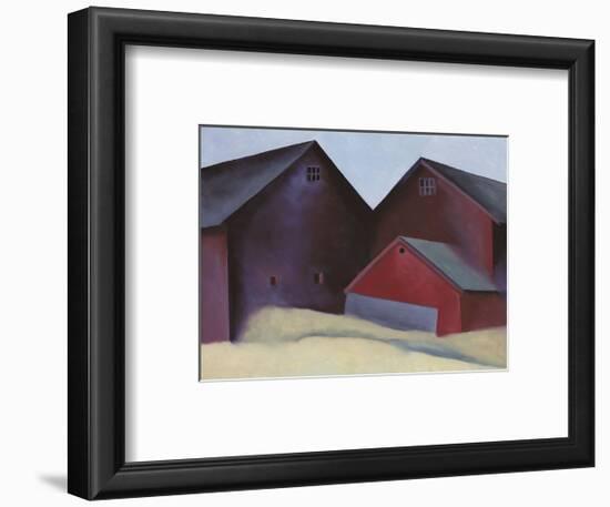 Ends of Barns-Georgia O'Keeffe-Framed Art Print