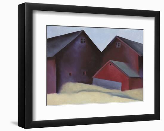 Ends of Barns-Georgia O'Keeffe-Framed Art Print