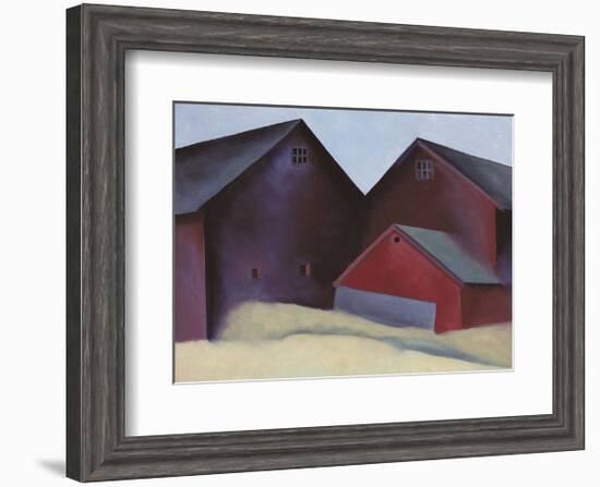 Ends of Barns-Georgia O'Keeffe-Framed Art Print