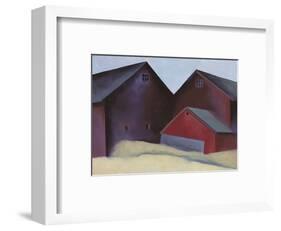Ends of Barns-Georgia O'Keeffe-Framed Art Print