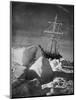 Endurance Trapped in Ice-Frank Hurley-Mounted Photographic Print