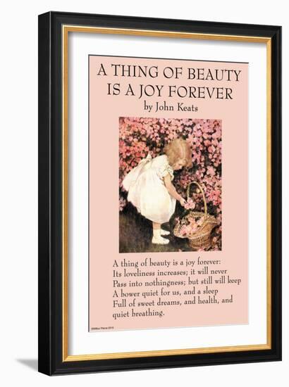 Endymion -A Thing of Beauty Is a Joy Forever-null-Framed Art Print