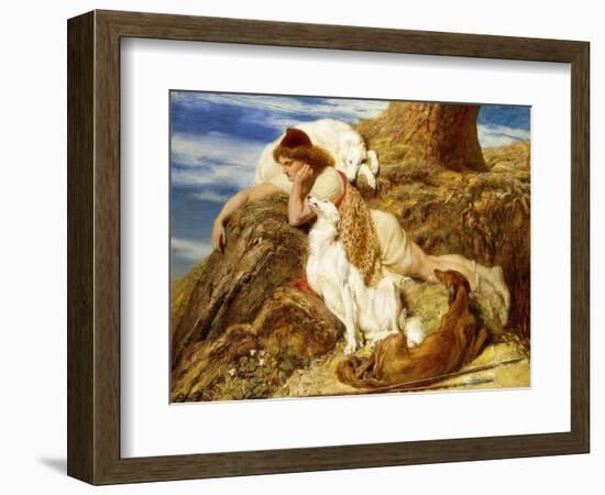 Endymion 'Ah! Well-A-Day, Why Should Our Young Endymion Pine Away'-Keats-Briton Rivière-Framed Giclee Print