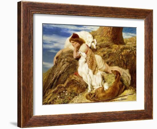 Endymion 'Ah! Well-A-Day, Why Should Our Young Endymion Pine Away'-Keats-Briton Rivière-Framed Giclee Print