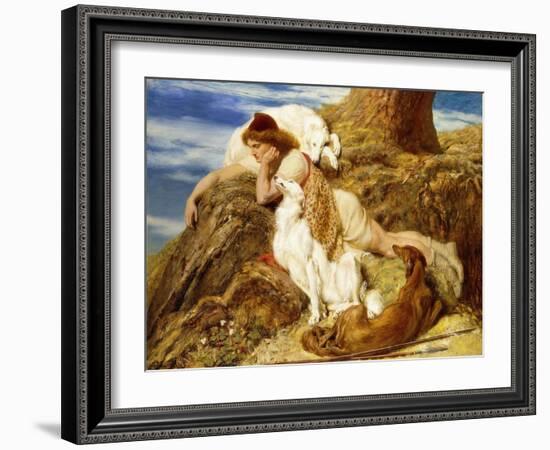 Endymion 'Ah! Well-A-Day, Why Should Our Young Endymion Pine Away'-Keats-Briton Rivière-Framed Giclee Print