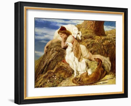 Endymion 'Ah! Well-A-Day, Why Should Our Young Endymion Pine Away'-Keats-Briton Rivière-Framed Giclee Print