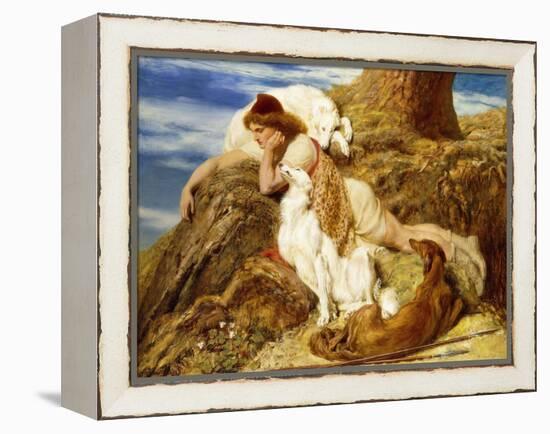 Endymion 'Ah! Well-A-Day, Why Should Our Young Endymion Pine Away'-Keats-Briton Rivière-Framed Premier Image Canvas