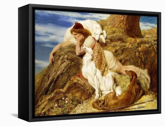 Endymion 'Ah! Well-A-Day, Why Should Our Young Endymion Pine Away'-Keats-Briton Rivière-Framed Premier Image Canvas