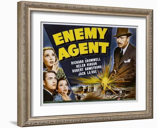 Enemy Agent, 1940-null-Framed Photo