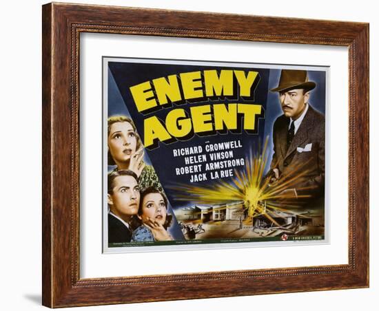 Enemy Agent, 1940-null-Framed Photo