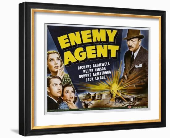 Enemy Agent, 1940-null-Framed Photo