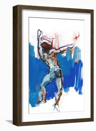 Energy, 2022, (mixed media on paper)-Mark Adlington-Framed Giclee Print