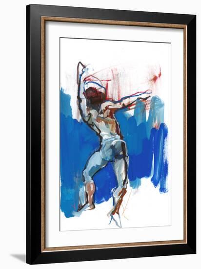 Energy, 2022, (mixed media on paper)-Mark Adlington-Framed Giclee Print