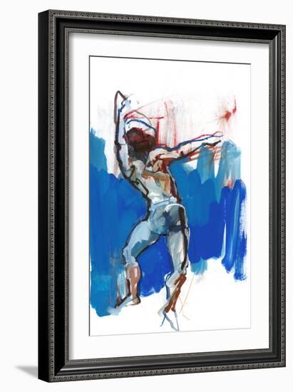 Energy, 2022, (mixed media on paper)-Mark Adlington-Framed Giclee Print