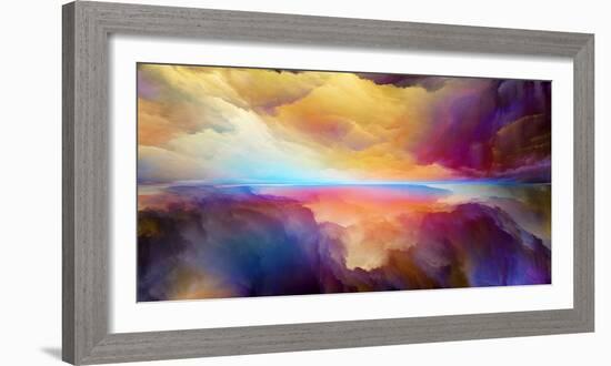 Energy of Abstract Landscape-agsandrew-Framed Photographic Print