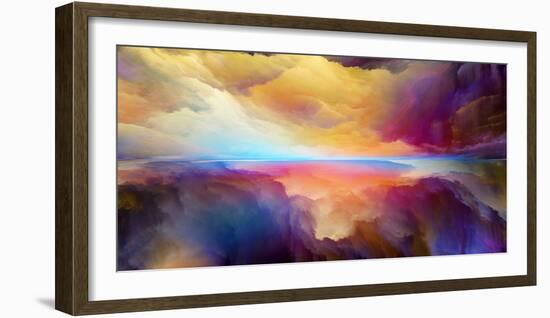 Energy of Abstract Landscape-agsandrew-Framed Photographic Print