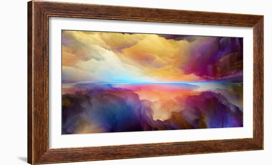 Energy of Abstract Landscape-agsandrew-Framed Photographic Print