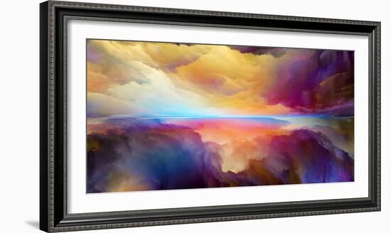 Energy of Abstract Landscape-agsandrew-Framed Photographic Print