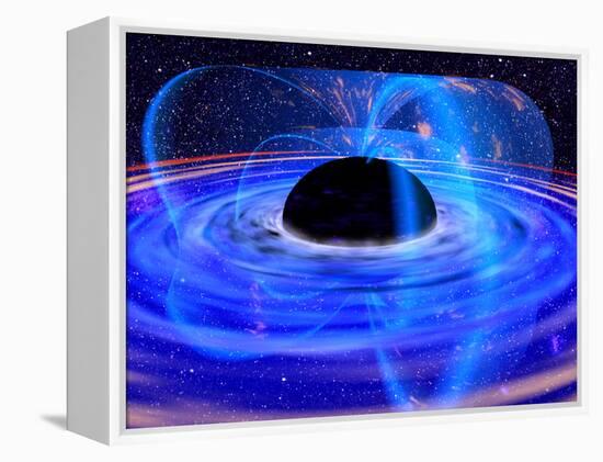 Energy-releasing Black Hole-null-Framed Premier Image Canvas