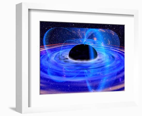 Energy-releasing Black Hole-null-Framed Premium Photographic Print