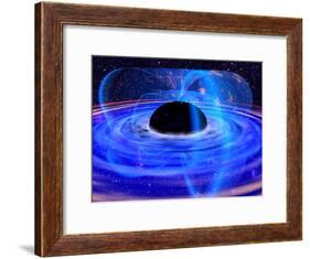 Energy-releasing Black Hole-null-Framed Photographic Print