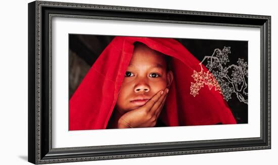 Enfance Birmane-Olivier Föllmi-Framed Art Print