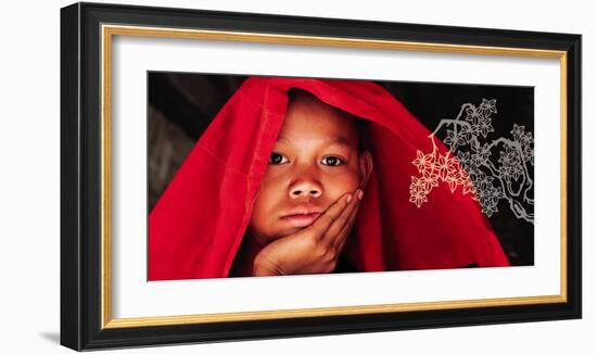 Enfance Birmane-Olivier Föllmi-Framed Art Print