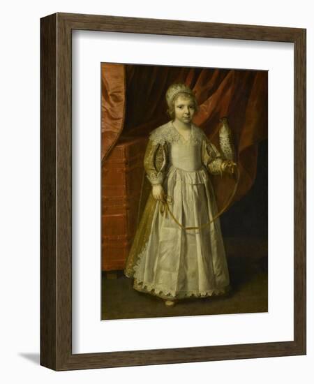 Enfant au faucon-Philippe De Champaigne-Framed Giclee Print