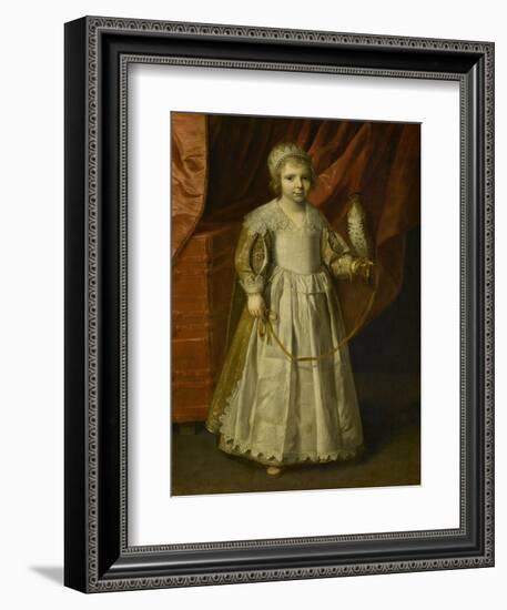 Enfant au faucon-Philippe De Champaigne-Framed Giclee Print