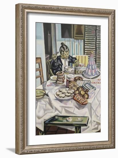 Enfant aux pâtisseries-Maria Blanchard-Framed Giclee Print