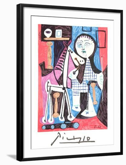 Enfant Avec Cheval a Toulettes-Pablo Picasso-Framed Collectable Print