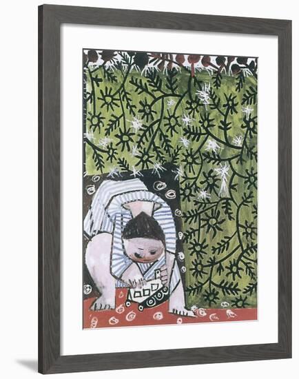 Enfant Jouant, 1953-Pablo Picasso-Framed Art Print