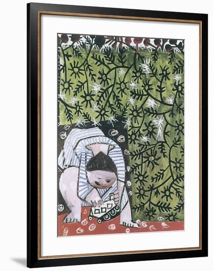 Enfant Jouant, 1953-Pablo Picasso-Framed Art Print