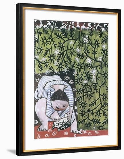 Enfant Jouant, 1953-Pablo Picasso-Framed Art Print