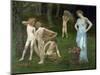 Enfants Dans Un Verger - Puvis De Chavannes, Pierre Cecil (1824-1898) Children in an Orchard - Oil-Pierre Puvis de Chavannes-Mounted Giclee Print