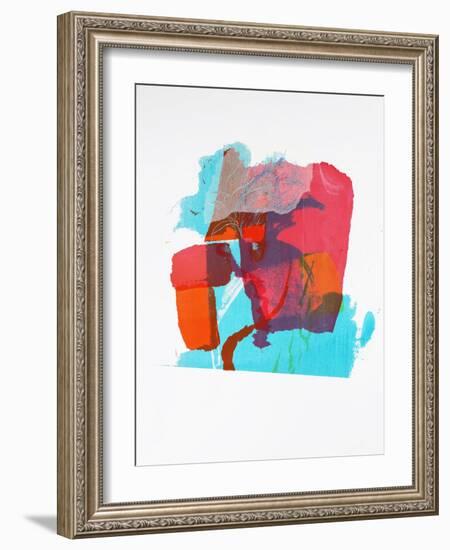 Enfolded, 2020 (Monoprint on Paper)-Angie Kenber-Framed Giclee Print